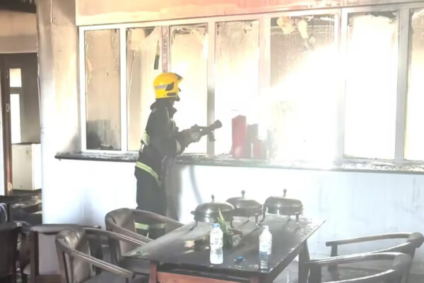 Xorazmda yong‘in bo‘layotgan hududda fuqaro hayoti saqlab qolindi