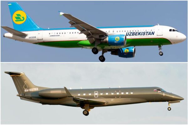 Rossiya osmonida Oʻzbekiston samolyoti va biznes-jet xavfli darajada yaqinlashdi